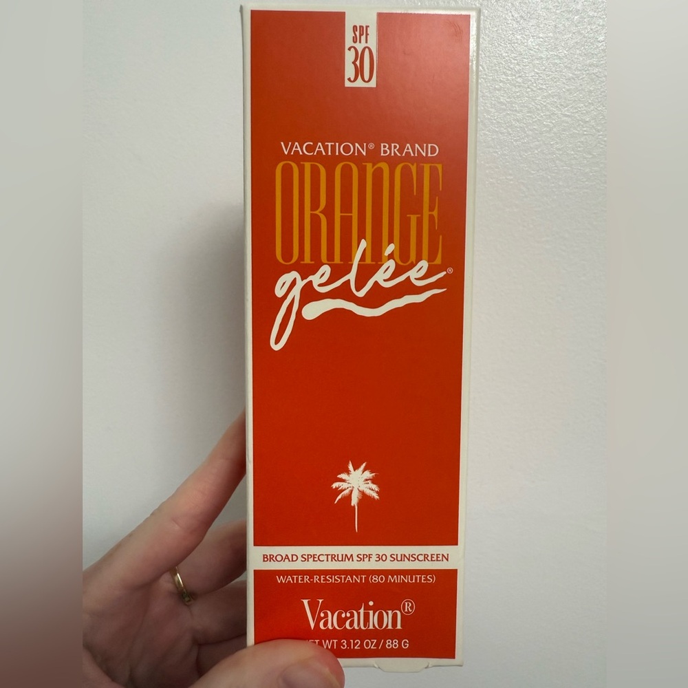 NIB vacation orange gelee sunscreen